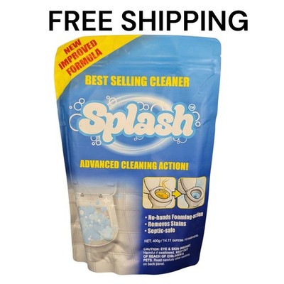 Splash Toilet Cleaner Self Activating Cleaning Powder for Toilet Bowl Cleaning