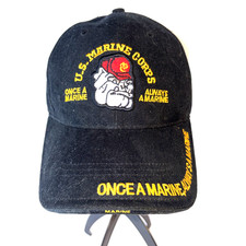 U.S. Marine Corps "Once A Marine, Always A Marine" USMC Bulldog Baseball Cap Hat