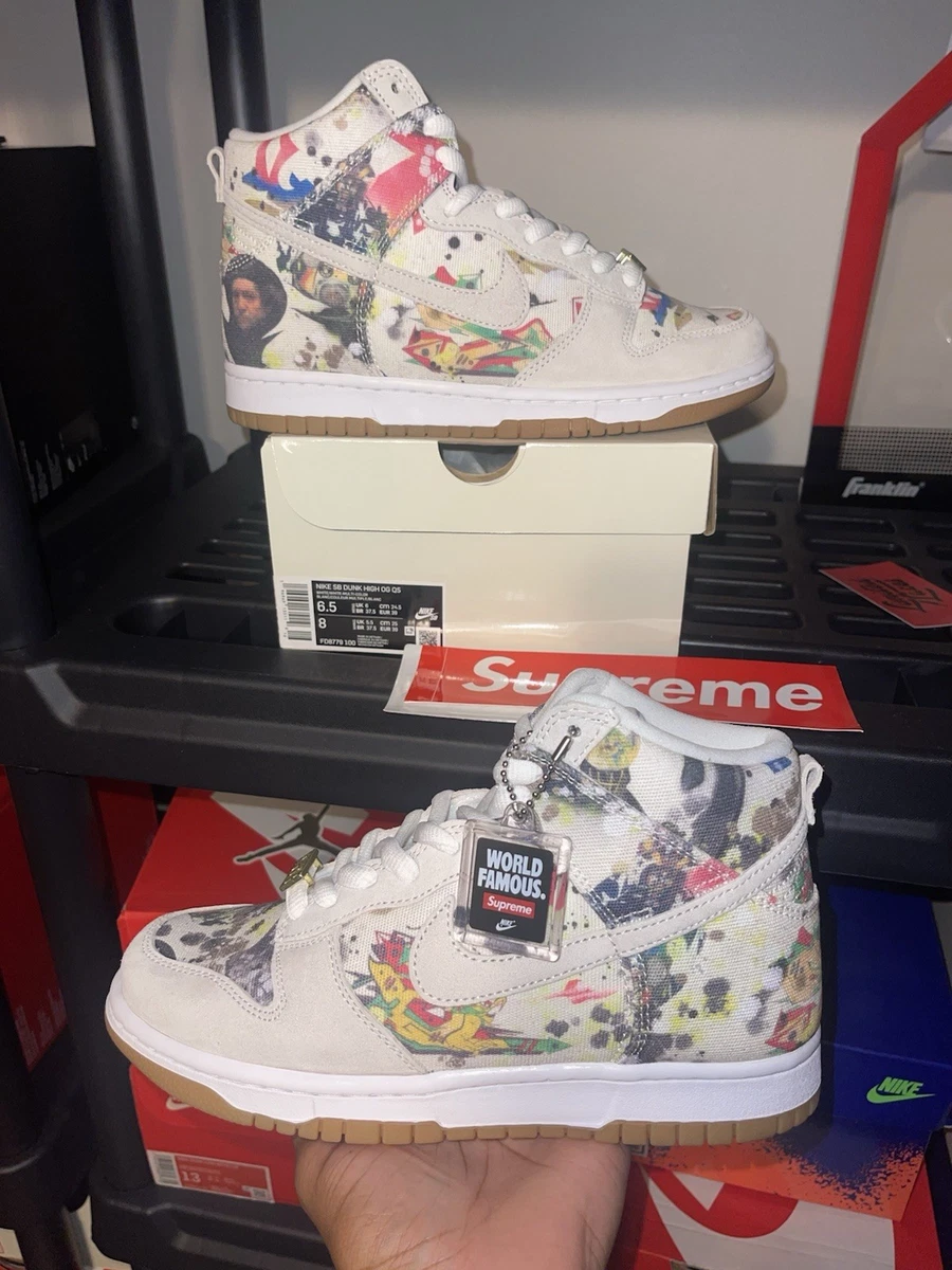Nike Supreme x Dunk SB High Rammellzee for Sale | Authenticity