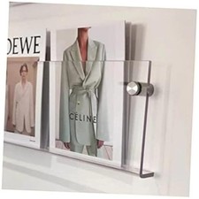 2-Pack Acrylic Magazine Holder Brochure Holder, 17" Record 17 Inch Clear