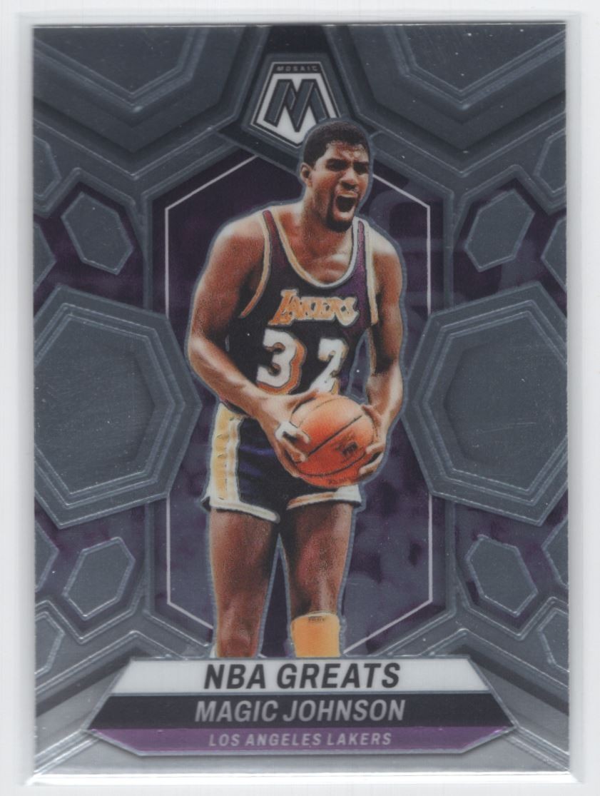 2023-24 Panini Mosaic NBA Greats Magic Johnson Lakers Card #295