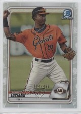 2020 Bowman Chrome Prospects Refractor 194/499 Marco Luciano #BCP-103 0b0