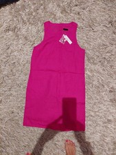 Jcrew linen pink sundress size M tall NWT