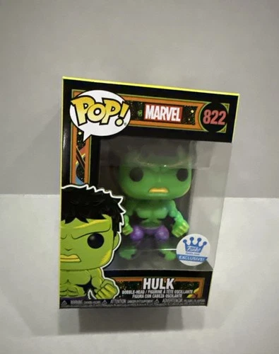Funko Pop Marvel Black Light Hulk Funko Shop Exclusive