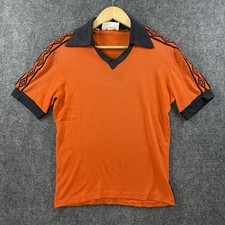 VTG 70’s UMBRO Admiral Sleeve Soccer Jersey M Orange Futbol Mustangs #21 80’s