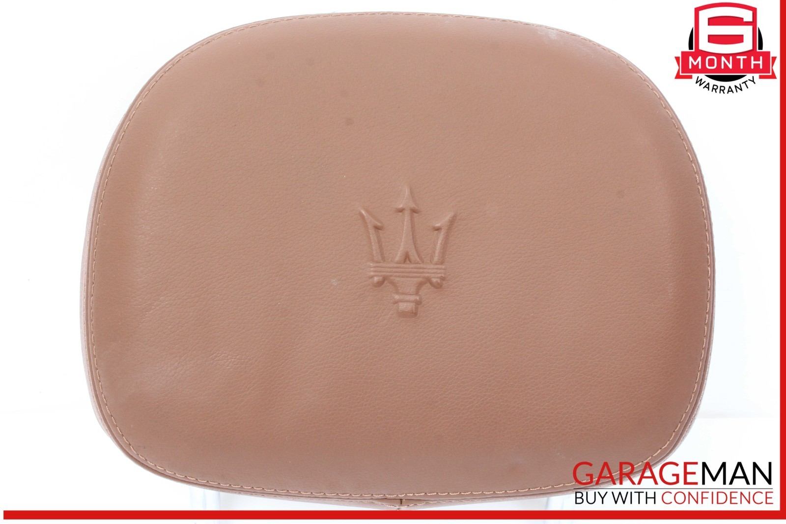 14-22 Maserati Ghibli Front Left / Right Side Seat Headrest Head Rest Brown OEM