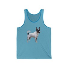 Japanese Terrier Unisex Jersey Tank Top - Summer Casual Wear