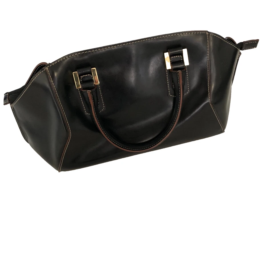 Cartera de mano negra para mujer Nardelli Foto 4 de 4