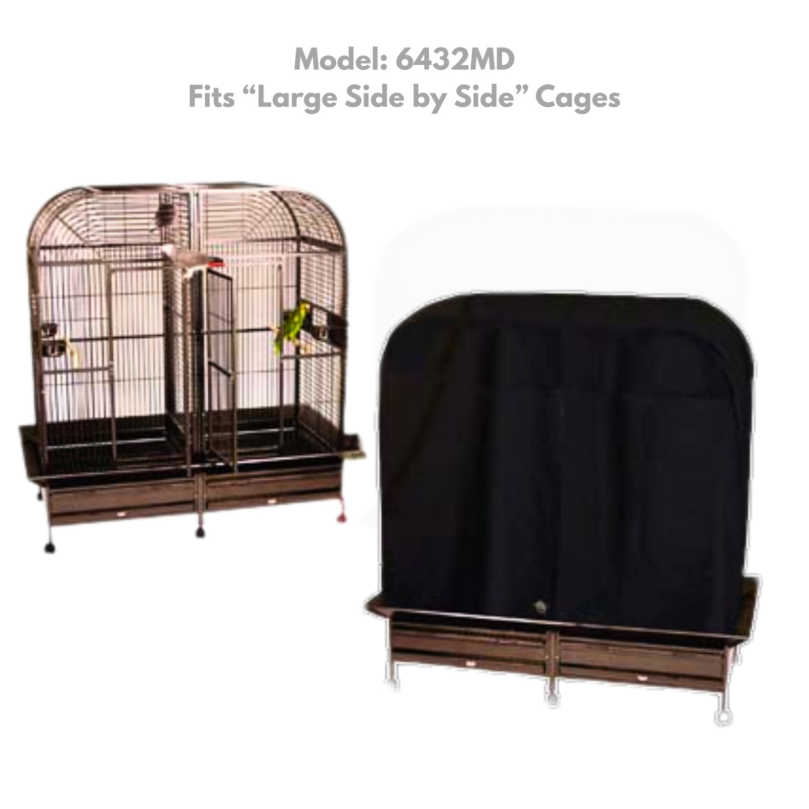 Cover Model 6432 Md For Large Side By Side Bird Cage