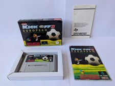 Thumbnail of ebay&reg; auction 326804251150 | Kick Off 3 European Challenge SNES komplett sehr guter Zustand