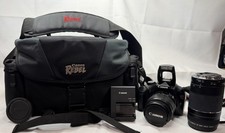 Canon EOS Rebel T3 Digital SLR Camera with 18-55mm  75-300mm Lens - 1 Battery