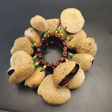 Handmade Gourd Rattle Percussion Instrument African Drum Accompaniment Tribal