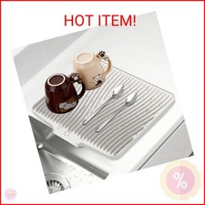 Silicone Dish Drying Mat for Kitchen Counter,Dish Drying Pad,Non-Slip Drain Pad