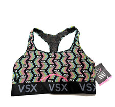 Victoria's Secret VSX The Player Racerback Sport Bra Logo Rainbow