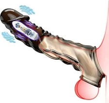 Men Penis Cock Ring Vibrator G-spot Dildo Massager Sex Toy For Women Couples