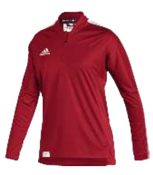 GL7903 Adidas Sideline 21 с длинным рукавом и застежкой на молнию Team Power КрасныйБелый 2XL 6490₽