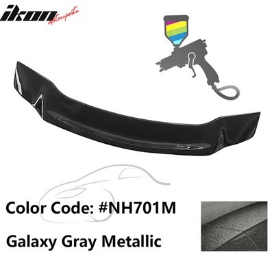 Fits 13-15 Honda Civic 9th Gen R Style Trunk Spoiler ABS Painted #NH701M Gray