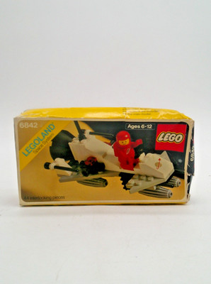 Vintage Legoland Space System Set Shuttle Craft 6842 *Sealed, Damaged Box* #2