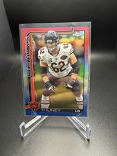 2025 TOPPS CHROME FOOTBALL JOE THUNEY FOOTBALL Card Red White Blue BEARS