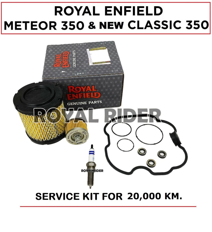 Fits Royal Enfield  "SERVICE KIT OF 20,000 KM." For Meteor 350 & New Classic 350 - Image 2 of 4