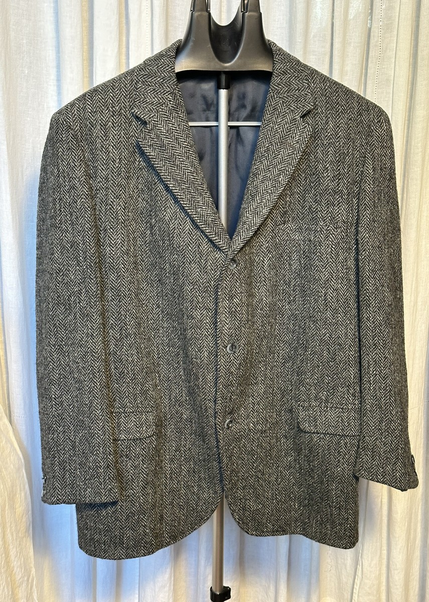 Vintage College Hall Levines Mens Scottish Wool “Harris Tweed
