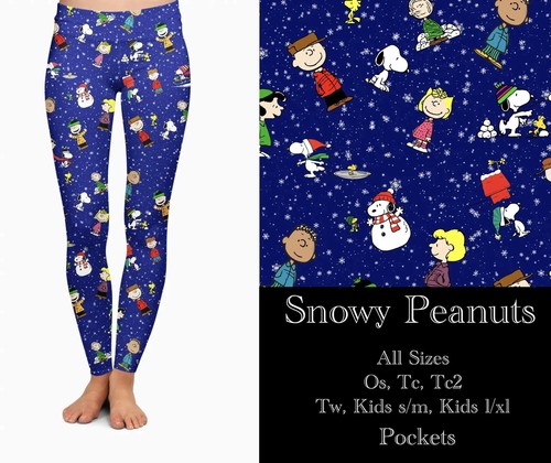 Snoopy Christmas Leggings 