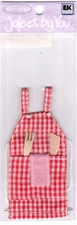 Vintage package Jolee's by You 3-D Gingham Cooking APRON FAST FREE SHIP! 56383