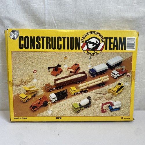 Set auto in metallo pressofuso squadra costruzioni Road Tough - scatola aperta - Foto 6 di 6