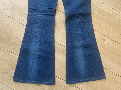 Vintage Wash RETRO WRANGLER FLARES Flared JEANS (28x31) - Picture 5 of 5