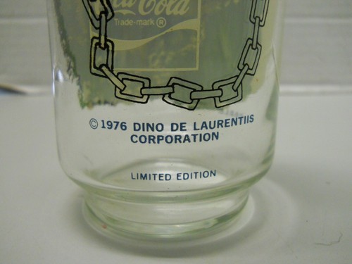 Burger Chef King Kong 1976 Coke Glass Kong Battles A Giant Serpent Skull Island - 第 6/6 張圖片