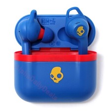 NEW Skullcandy Indy Evo True Wireless Bluetooth Earbuds with Mic 92 Blue