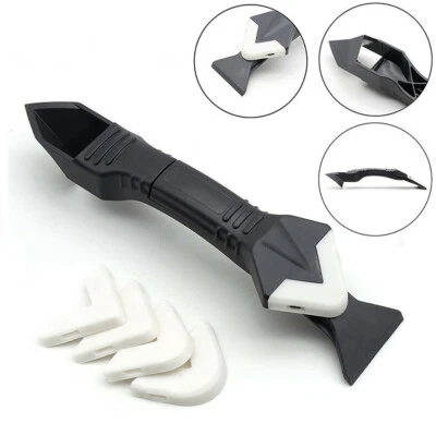 3in1 Clean Remover Tool Scraper Silicone Caulking Grouting Sealant Finishing Kit - image 1 of 4