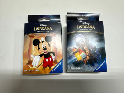 mickey mouse card sleeves Sorcerer's Arena (100 Count) Portals Games & Comics 8810) and 6 reference cards (88 x 126mm Mickey Mouse & Captain Hook