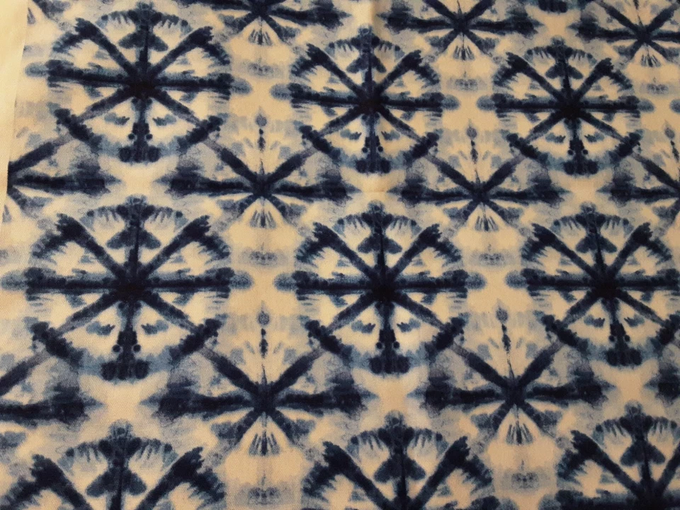 Fabric Home Decor 45 Dye Indigo 46 L X 45 W Multicolor - Image 2 of 3