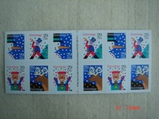1993 Christmas Greetings 29c Stamps Full Pane (12)  Issued 10/28/93 Scott#2802a
