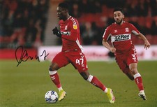 Signed FOLARIN BALOGUN Middlesbrough F.C.  12" x 8" photo PROOF/COA Arsenal
