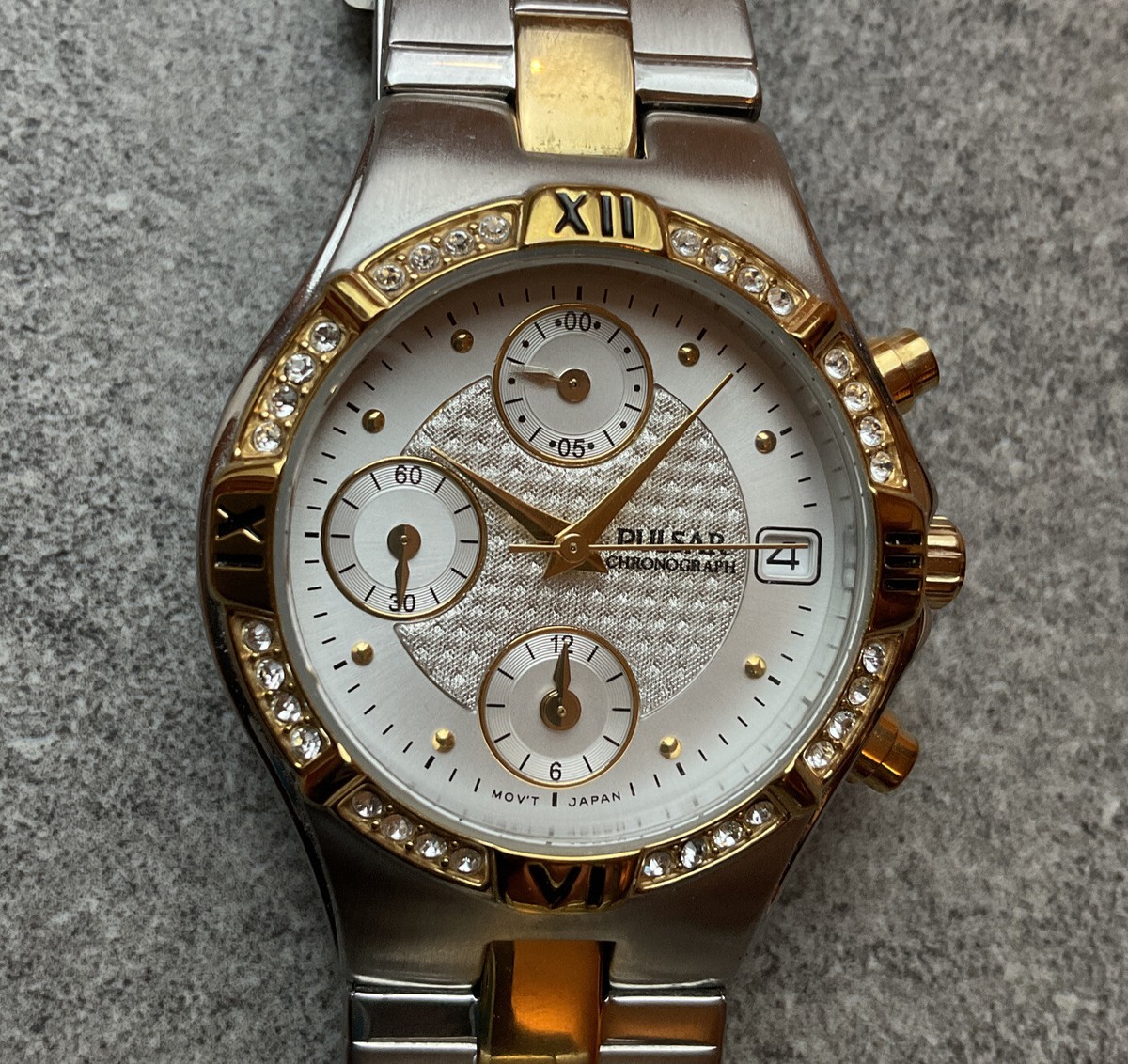 PULSAR 腕時計 Pulsar by Seiko PXF277 Genuine Japan Seiko Movement Blue Fac