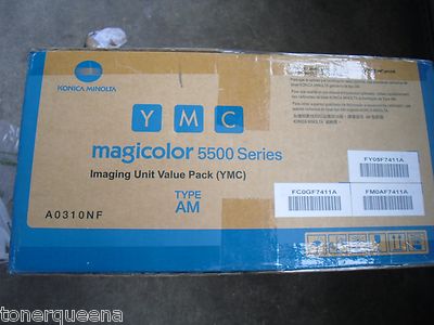  3 Genuine Konica Minolta Color Imaging DRUM Unit 4600 4650 4690 5500 5600 5650