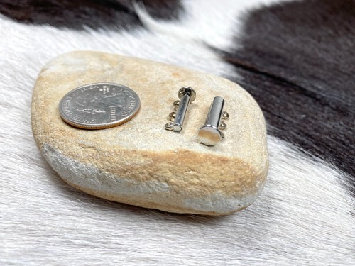 Magnetic Clasps for Jewelry 3 hole magnetic finding connector 20mm x 10mm 6 pcs - Picture 2 of 3