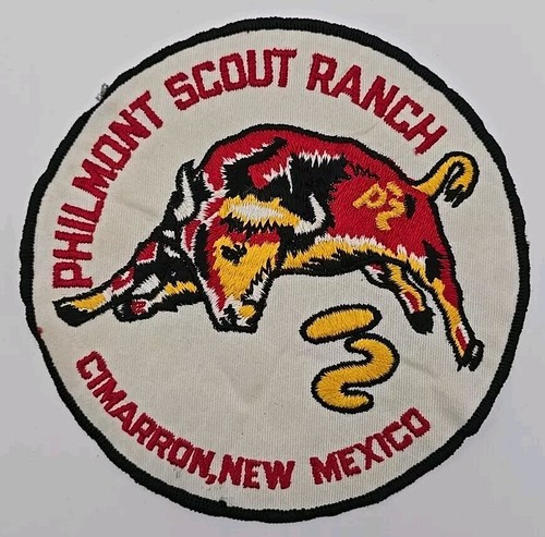 Vintage Philmont Scout Ranch Cimarron, New Mexico Jacket Patch - 6 Inch