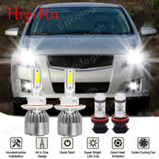 For Nissan Sentra 2007 2008 2009 - 4pc 6000k Led Headlight Fog Light Bulbs Kit