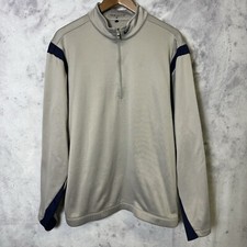Nike Golf Men  s Pullover 1/4 Zip Therma-Fit Large Gray