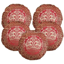 Brocade Jacquard Cushion Cover Ethnic Throw Pillow Case Hippie Gypsy Home Decor