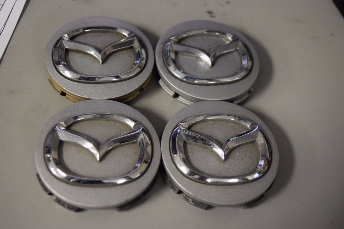 meia 出品 SET OF 4 ~ Mazda MX-5 Miata CX-7 CX-9 RX-8 3 5 6 OEM Center Hub
