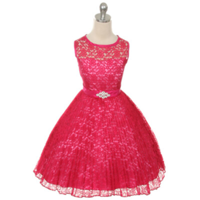 blue dress for baby girl V Neck Fuchsia A Line Long Sleeves Short Floral Wedding Guest Dress, Fuchsia / M