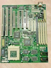 RARE VINTAGE ECS P5VX-BE SOCKET 7 CX 6X86/IBM 6X86/CX 686MX/AM K5 AT MOTHERBOARD
