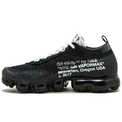 Off-White × Nike Air Vapormax The Ten Black AA3831-001 Men's Size