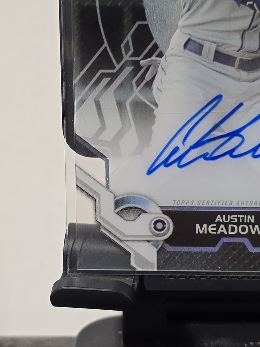 2019 Topps High Tek Austin Meadows #HTA-AM Auto Autograph Tampa 