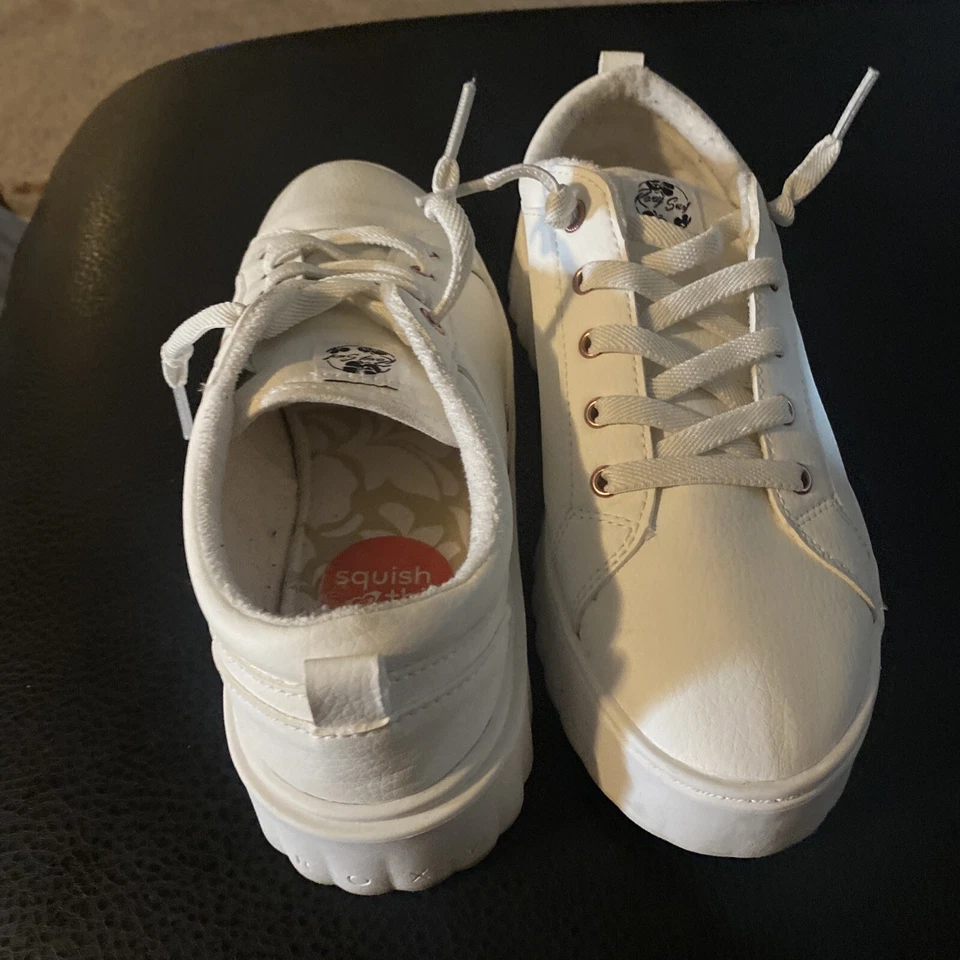 Roxy  Surf  Cannon  Women’s White Sneakers 1 1/2 Bottom Size 8.5 — 第 4/4 张图片