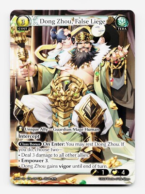Dong Zhou, False Liege [Mortal Ambition] Grand Archive TCG *AMB1E*